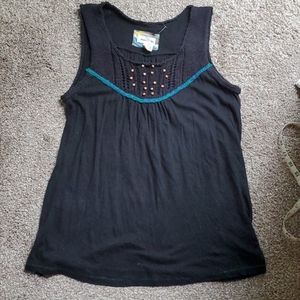 Meadow rue sleeveless knit top size small